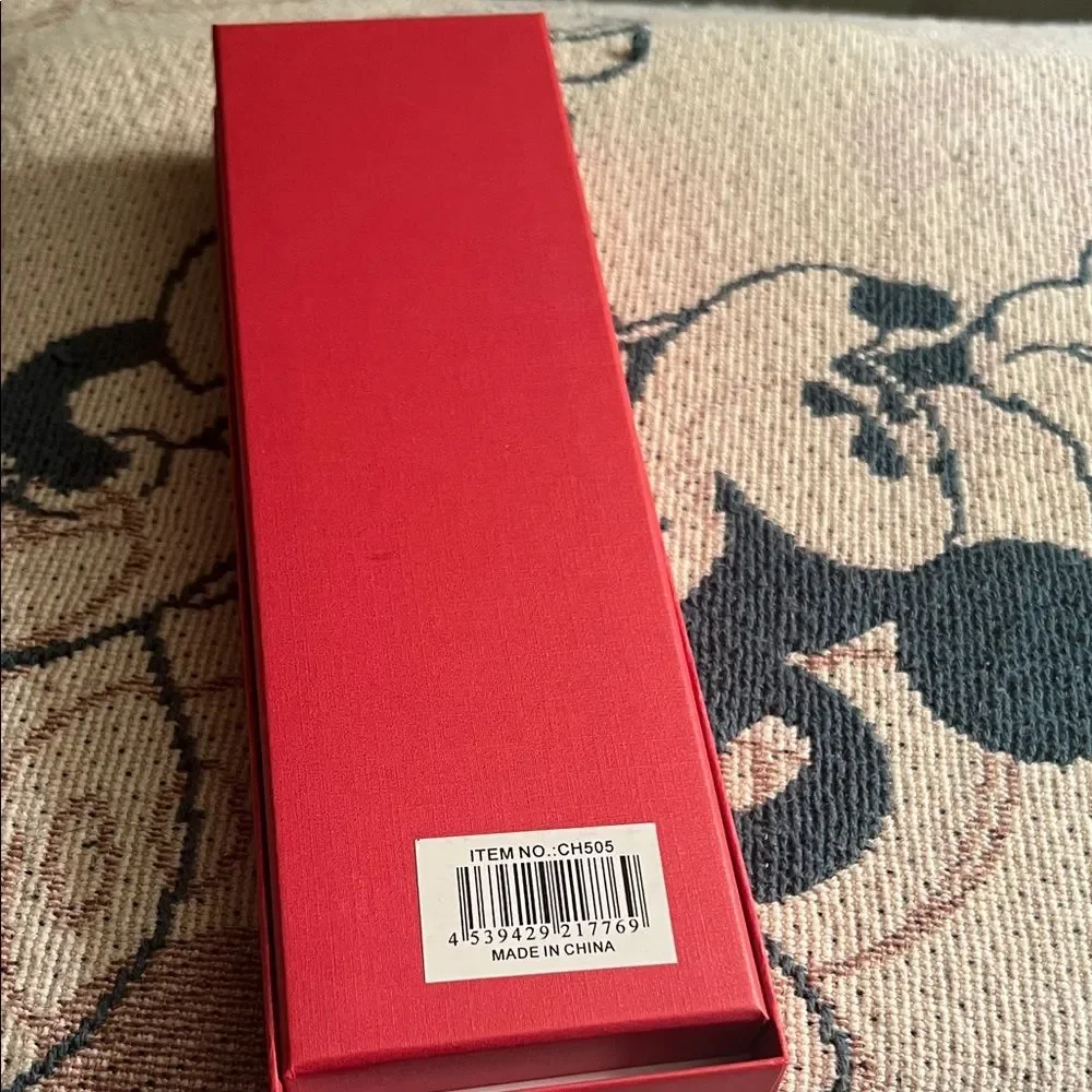 #1012+Red Chopsticks with Cat Holder